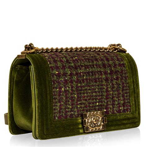 chanel velvet boy bag|velvet chanel handbags for women.